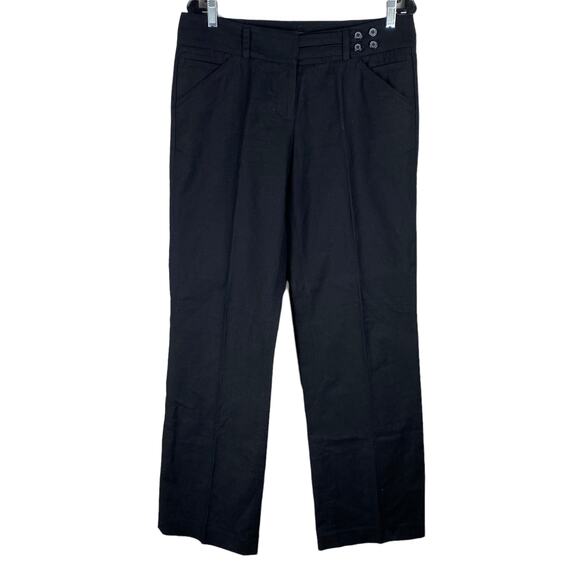 Robert Rodriguez Pleated Straight Leg Black Dress Pants Women's Size 10 EUC - Picture 1 of 9